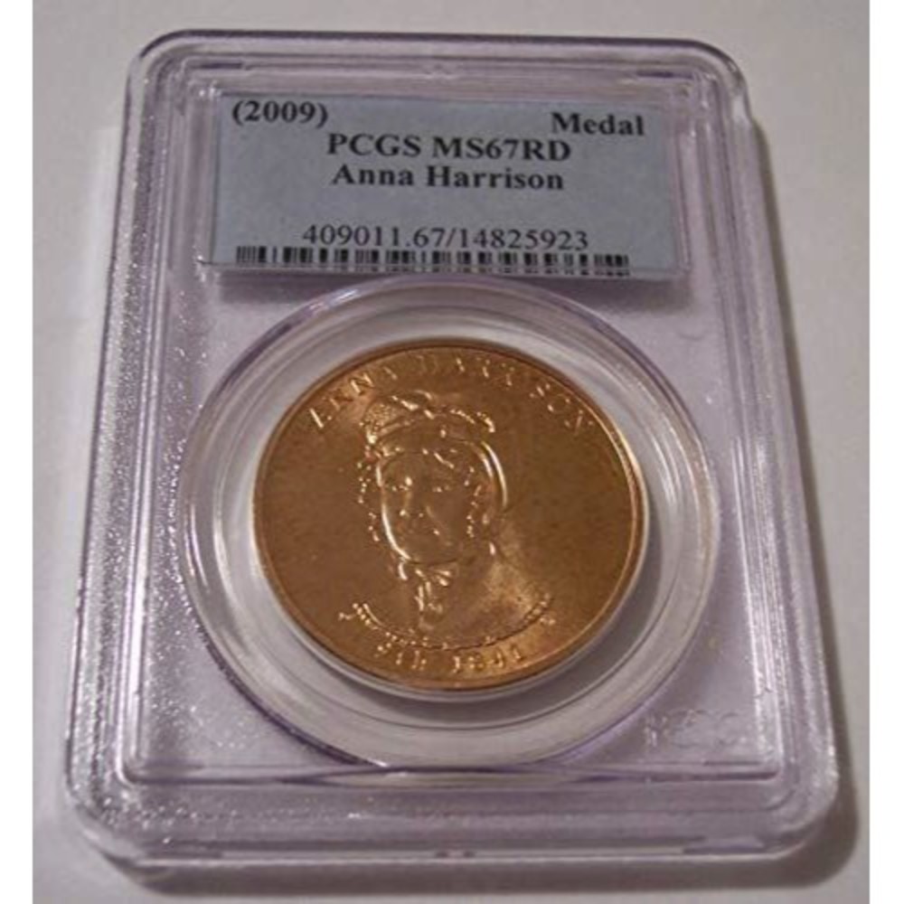 2009 Anna Harrison First Spouse Bronze Medal MS67 RED PCGS